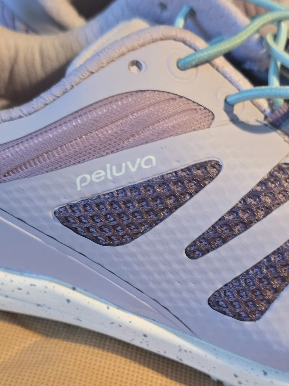 Women’s Lavender Toe-Separator Athletic Sneakers with Easy-Pull Laces